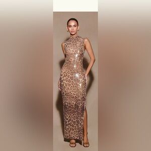 MESHKI Veronica Sequin Midi Dress